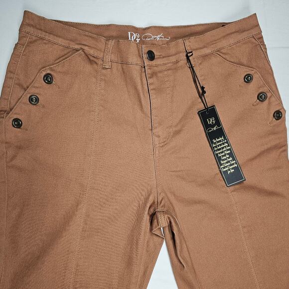 DG2 by Diane Gilman Virtual Stretch Pocket Bootcut Jeans Size 16 - Picture 3 of 9